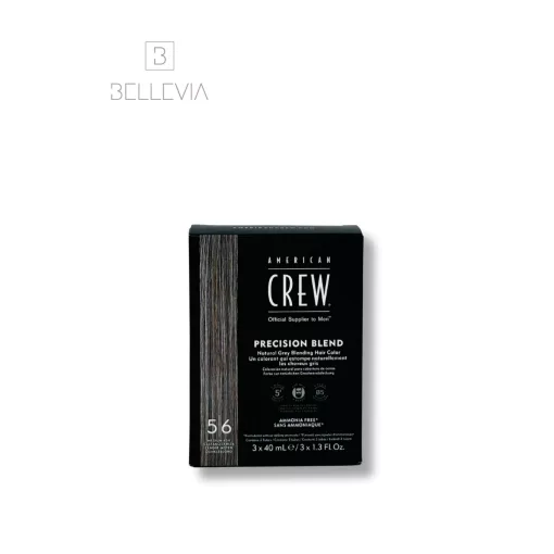 American Crew Precision Blend férfi hajszínező 5-6 Medium Ash (hamvas középbarna) 3x40 ml
